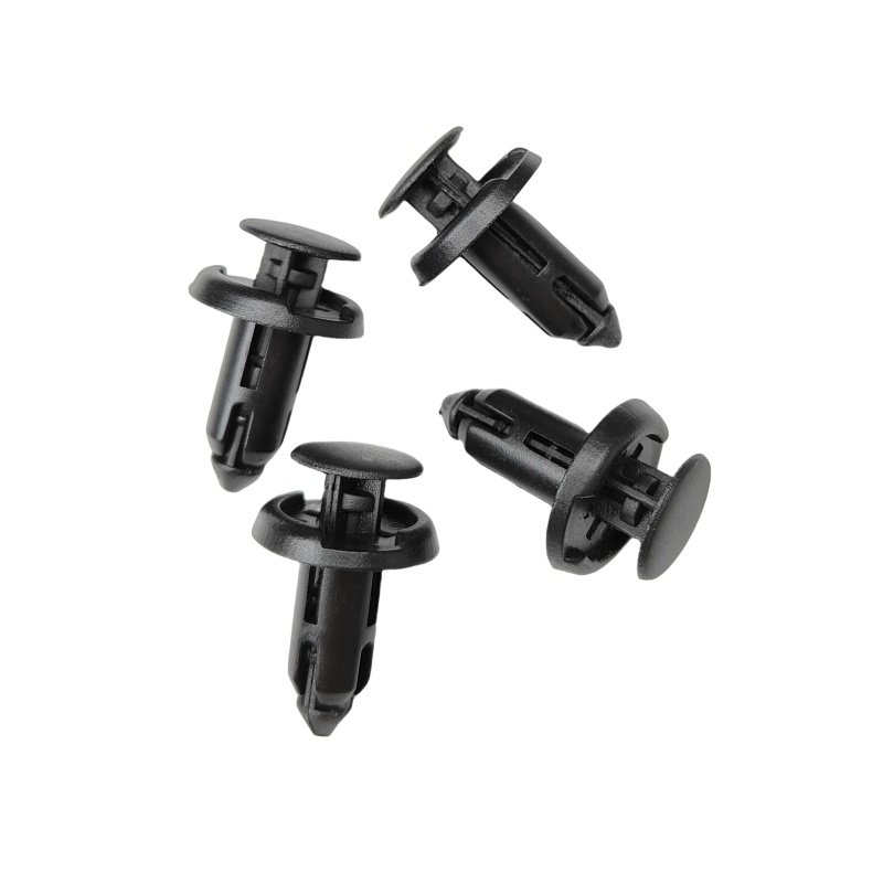 Universal Auto Fastener Plastic Nylon Clip 8mm Push-type Retainer Clip Bumper Clips