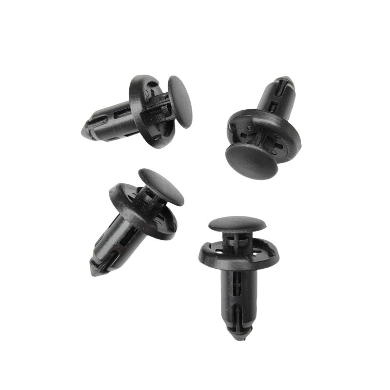 Universal Auto Fastener Plastic Nylon Clip 8mm Push-type Retainer Clip Bumper Clips