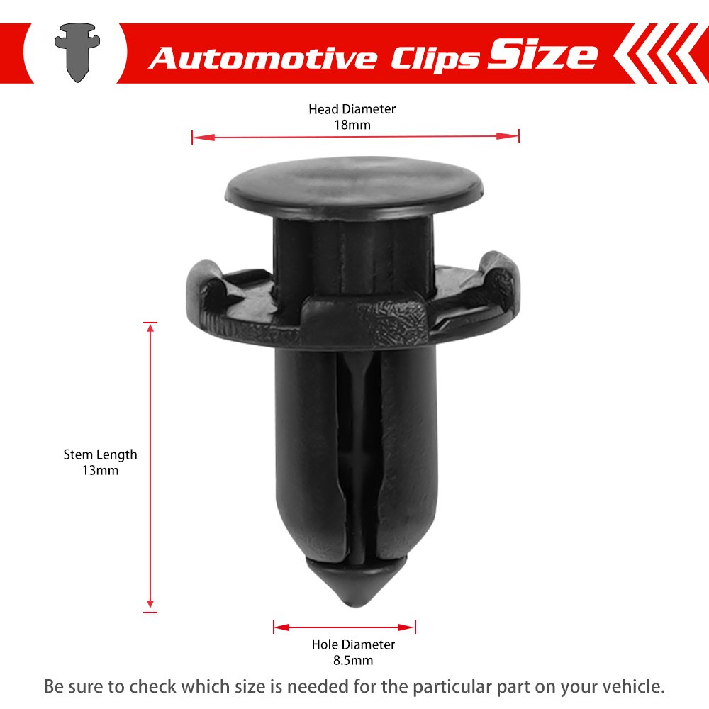 QGZ216 Cheap Price Car Door Panel Trim Fender Bumper Nylon Plastic Clips Auto Fastener For Honda Nissan Subaru Lexus