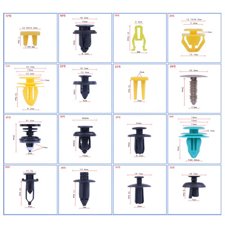 Car Interior Accessories Auto Fastener & Clip