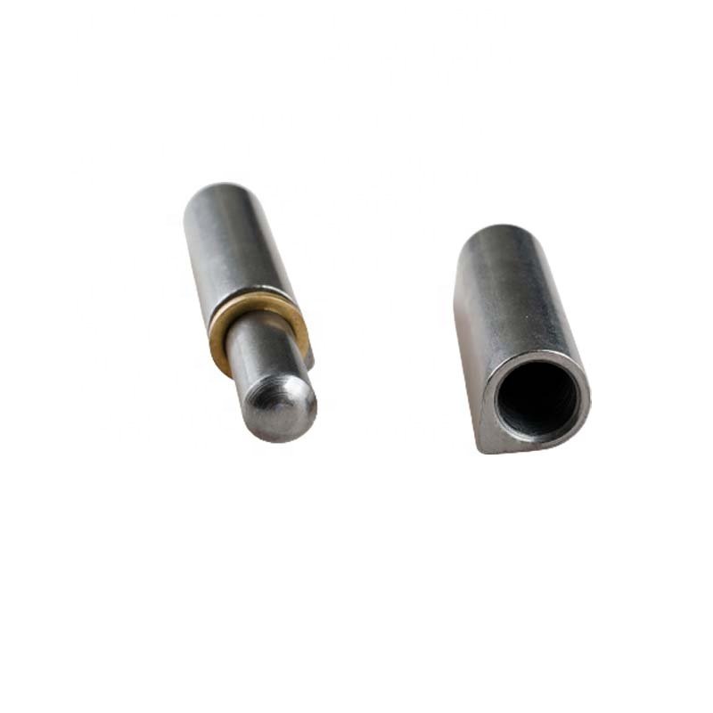 304 Material Stainless Steel Bullet Weld On Hinge With Steel Pin And Brass Bushing