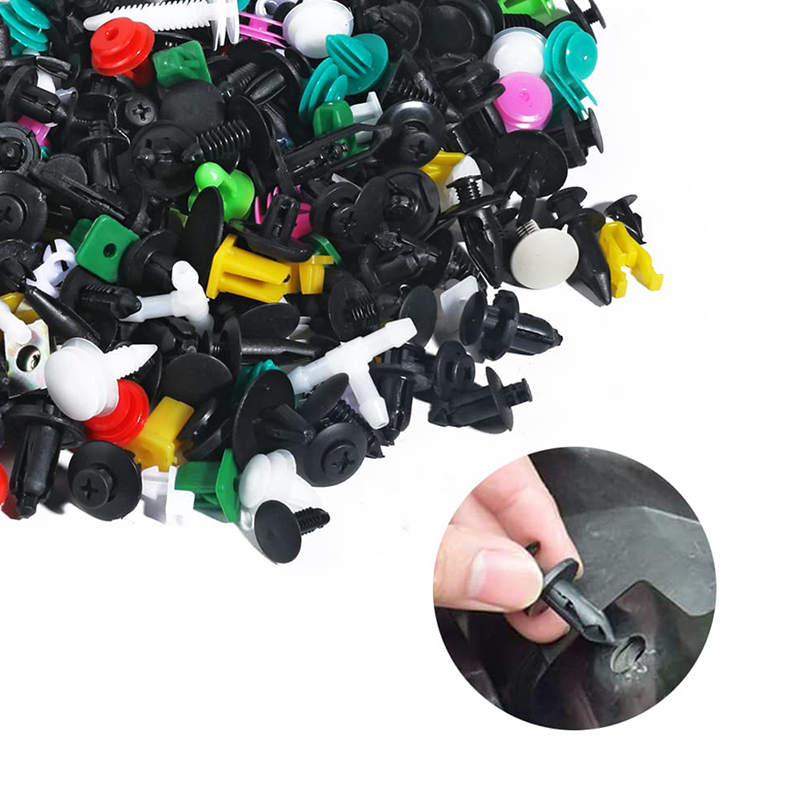 Mixed 500PCS Auto Fastener & Clip Car Universal Bumper Fasteners Clips Retainer Rivets for Car Automobile Series Fastener