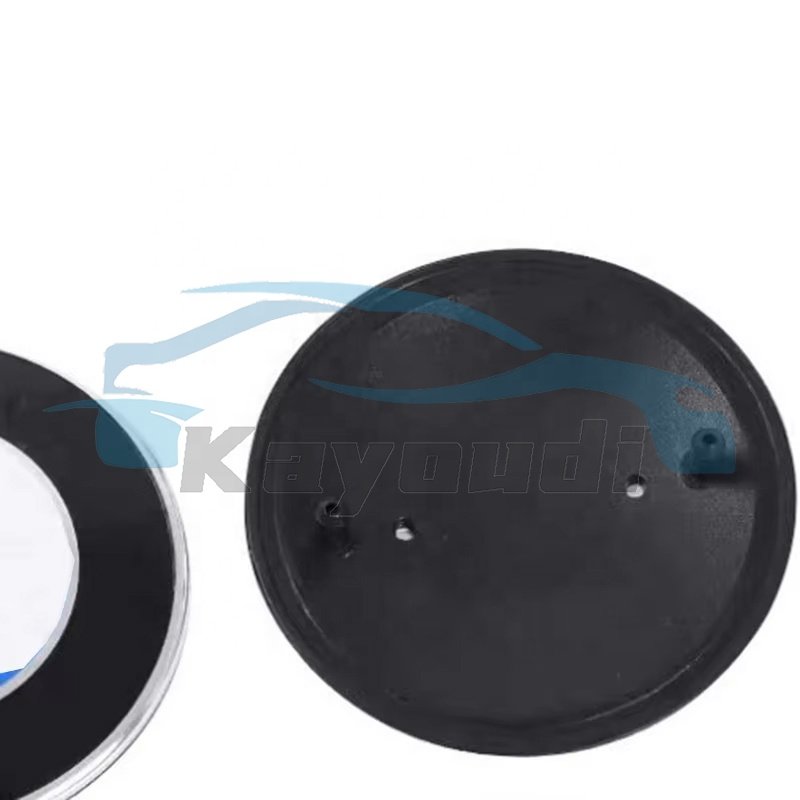 74mm 82mm Car Front Hood Rear Trunk Black White Logo Badge Emblem Fit for BMW