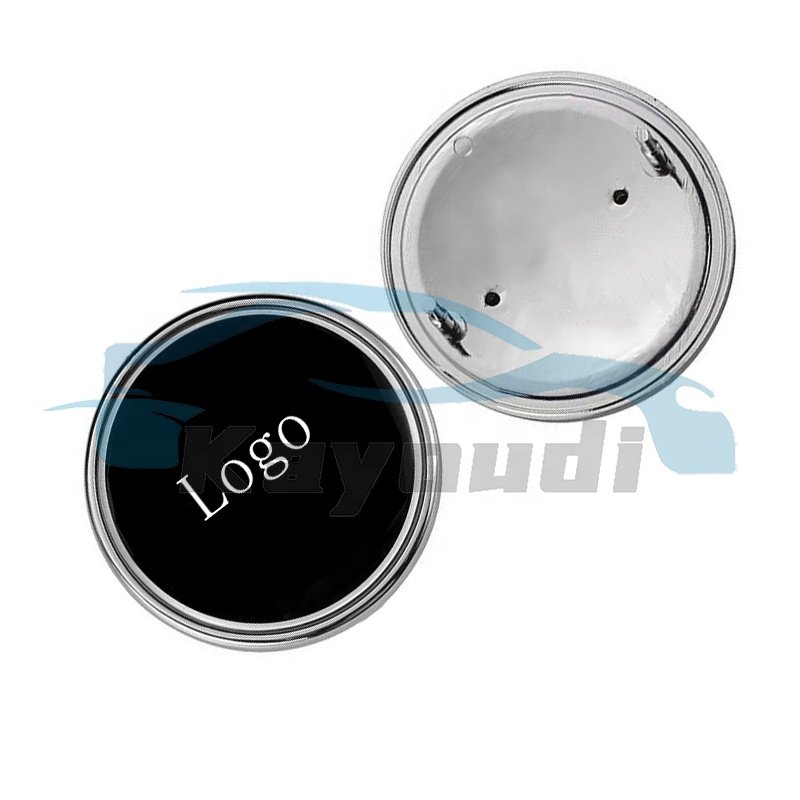 74mm 82mm Car Front Hood Rear Trunk Black White Logo Badge Emblem Fit for BMW