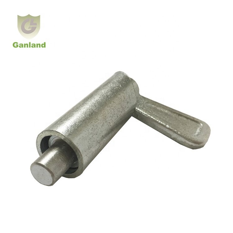 GL-14126 Zinc Plated Caravan Trailer Spring Bolt Lock Plunger Pin 12mm