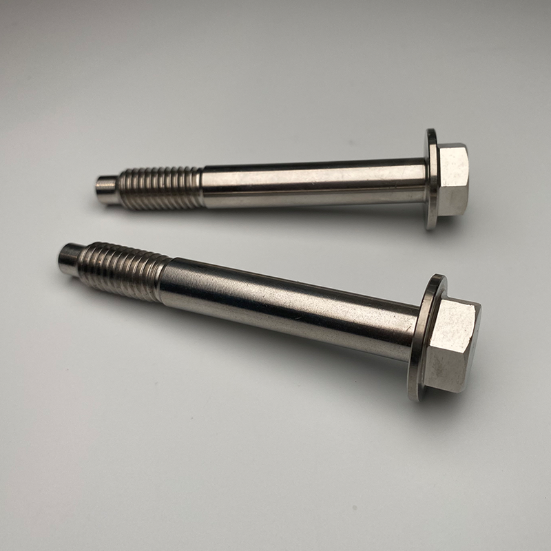 Custom Precision High-tensile Stainless Steel AISI304 Machined Fastener with Flange Nut Threaded Flange Hex Bolt