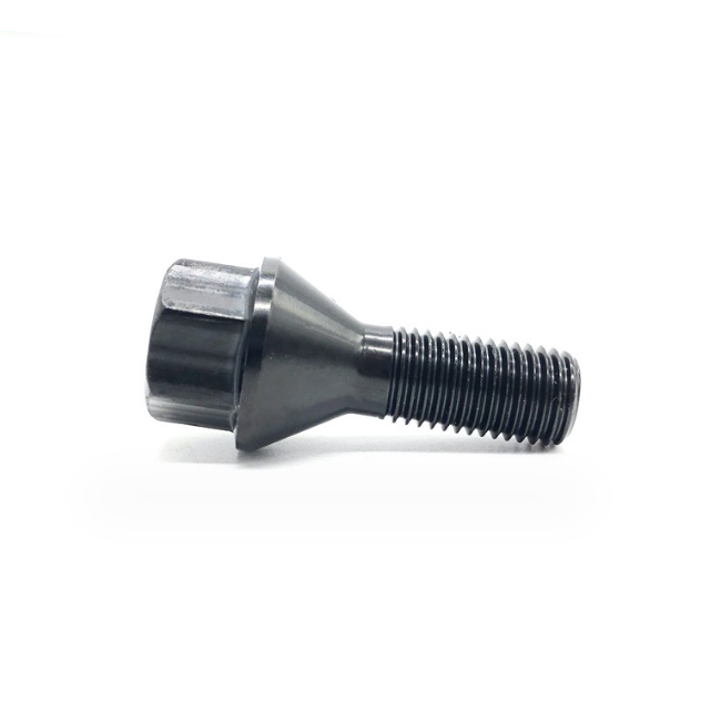 Grade 12.9 Wheel Bolt Black Oxide Grade 12.9 Steel Wheel Hub Bolt Car Bolts Screws For Trailer M12x55