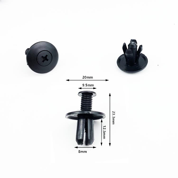 New Plastic & Nylon Automotive Fasteners Bumper Fastener Rivets Push Type Retainers Clips for Cars Parts OE01553-0038U