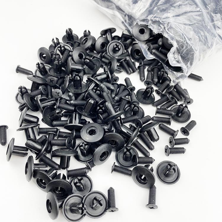 New Plastic & Nylon Automotive Fasteners Bumper Fastener Rivets Push Type Retainers Clips for Cars Parts OE01553-0038U