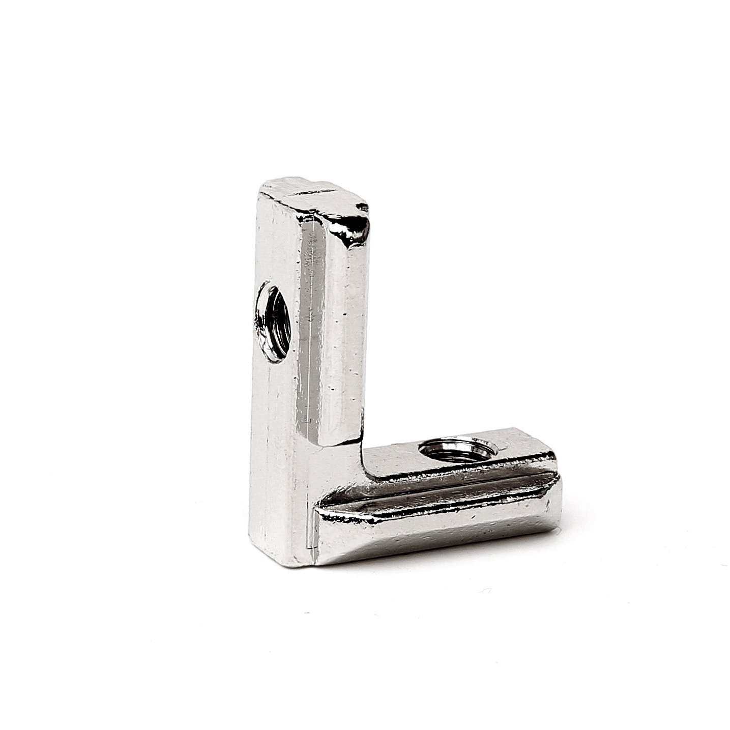 Zinc Alloy DIN GB Angle Groove Connector 20/30/40/45 Embedded Angle Groove Aluminum Profile Fitting L Shape Connector Hardware