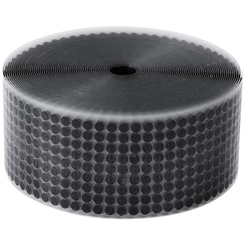 Colored Soft Adhesive Sticky Self Gripping Fastener Auto Attaches Round/Square Hook and Loop Button/Coin/Dot