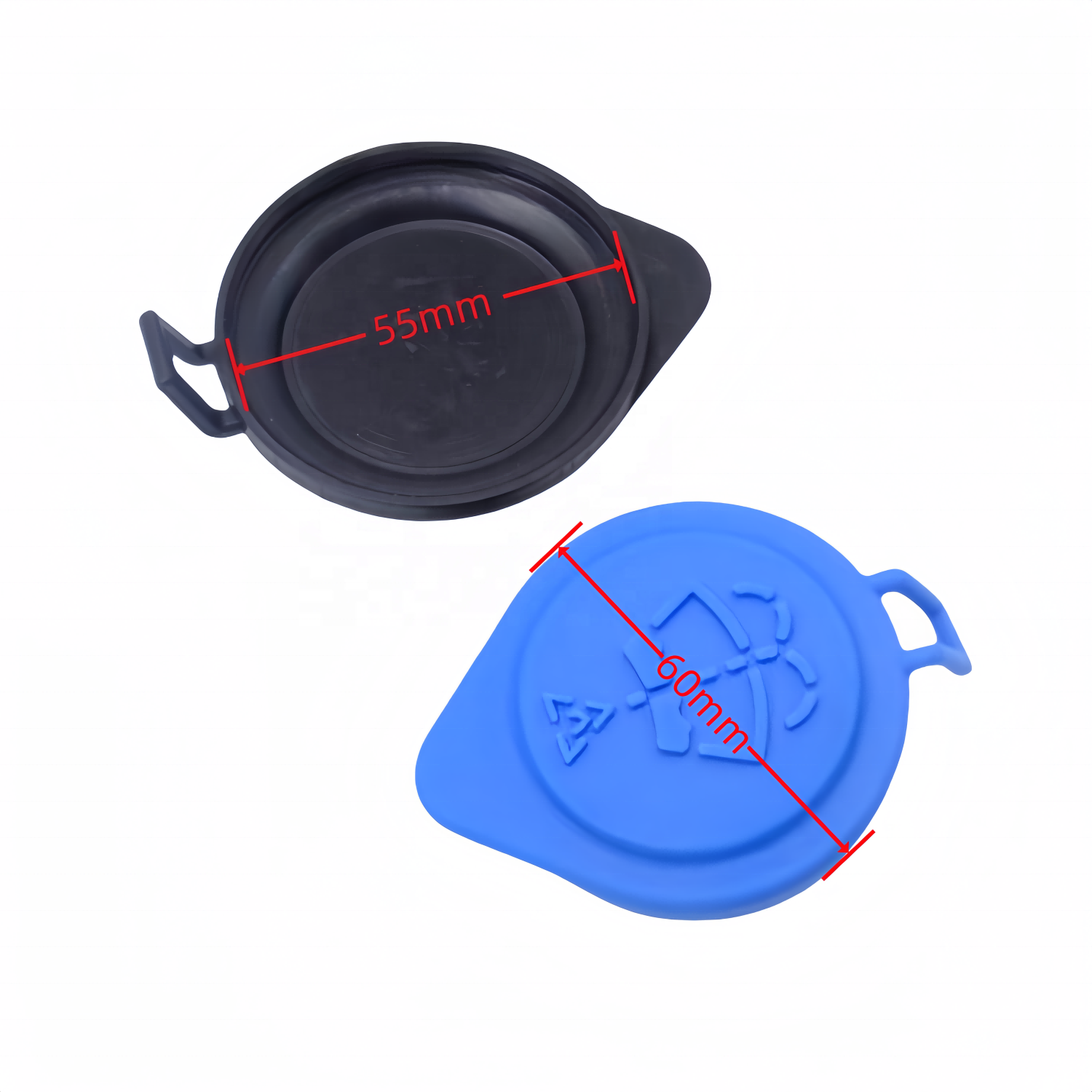 Auto Plastic Nylon Fastener Clip Windshield Washer Cover Fluid Reservoir Cap for BMW 61667264145