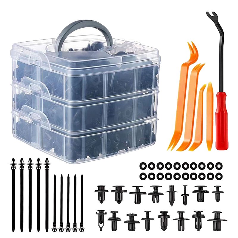 Factory Price Auto Parts Automobile Buckle 620Pcs Vehicle Bumper Clips Auto Fastener & Clip Universal Car Bumper Clips