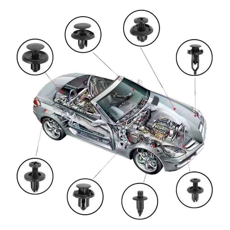 Factory Price Auto Parts Automobile Buckle 620Pcs Vehicle Bumper Clips Auto Fastener & Clip Universal Car Bumper Clips