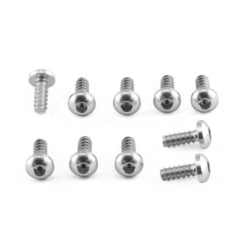 High strength Fastener M5 Disc head screw Gr5 Titanium alloy screws self-tapping screws bolts