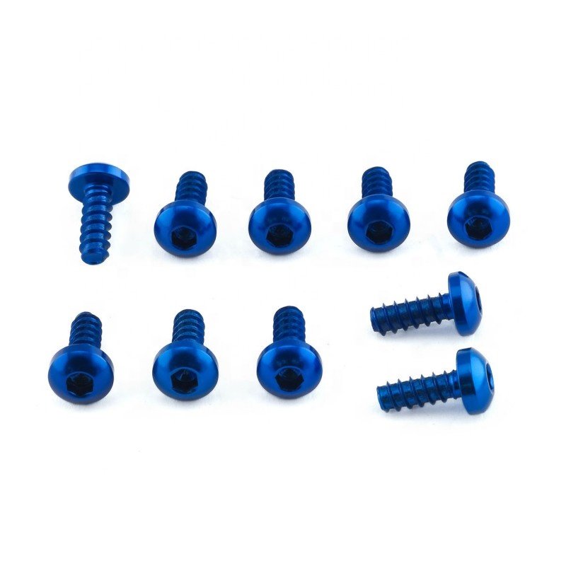 High strength Fastener M5 Disc head screw Gr5 Titanium alloy screws self-tapping screws bolts