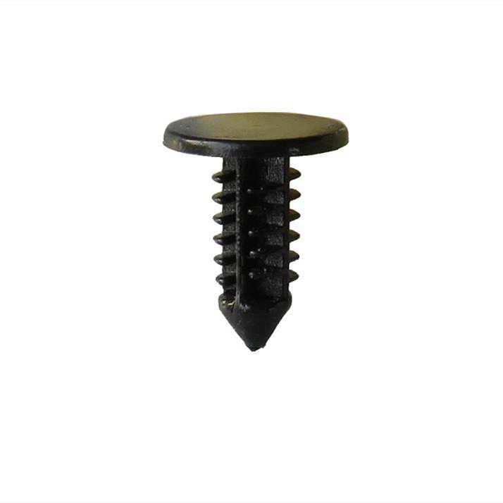Car Universal Push Type Retainer Clips Plastic Fasteners Kit Black Rivet Screw Auto Body Bumper Fender Clips