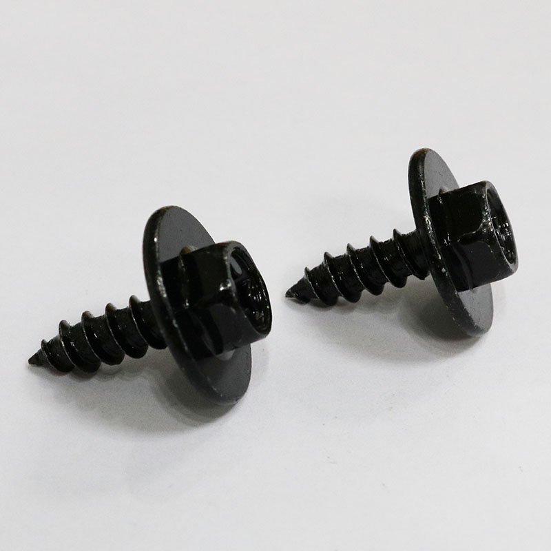 Grade 8.8 10.9 Customized Universal Self-Tapping Screw Bolt for Car M6 Black Steel Fasteners Self-tapping Screw