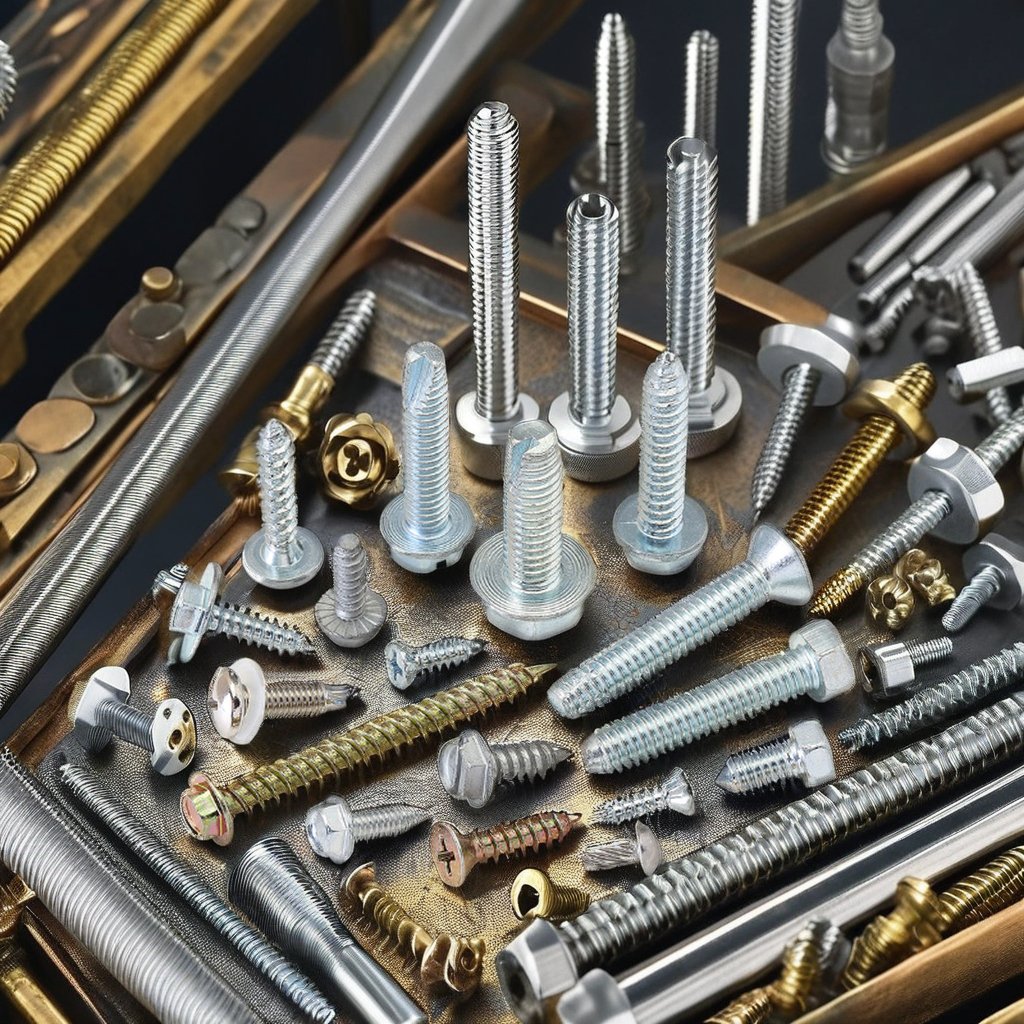 Wholesale Customized Steel Stainless Steel Brass Screw Fasteners from China Factory for Plastic Metal Wood M3 M5 Thread Sizes