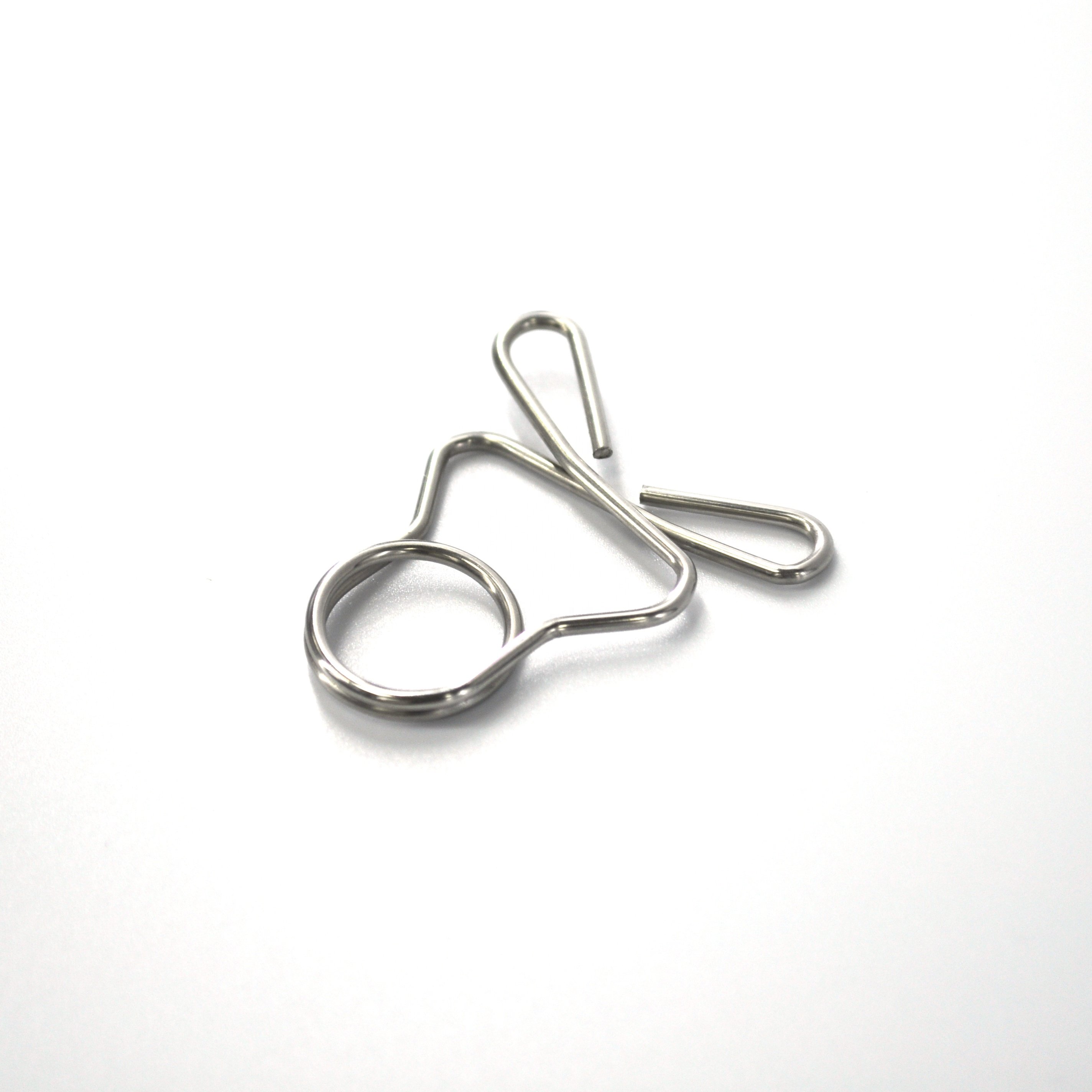 29mm custom single wire pipe circular clamps spring collar wire forming