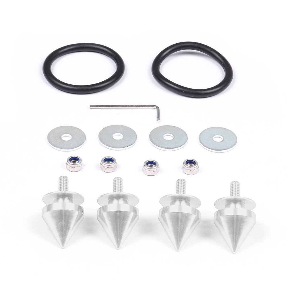 JDM Set Universal Car Auto Spike Front Bumper Hatch Lids Quick Release Fasteners Nuts Bolt Alloy Aluminum for Car Truck