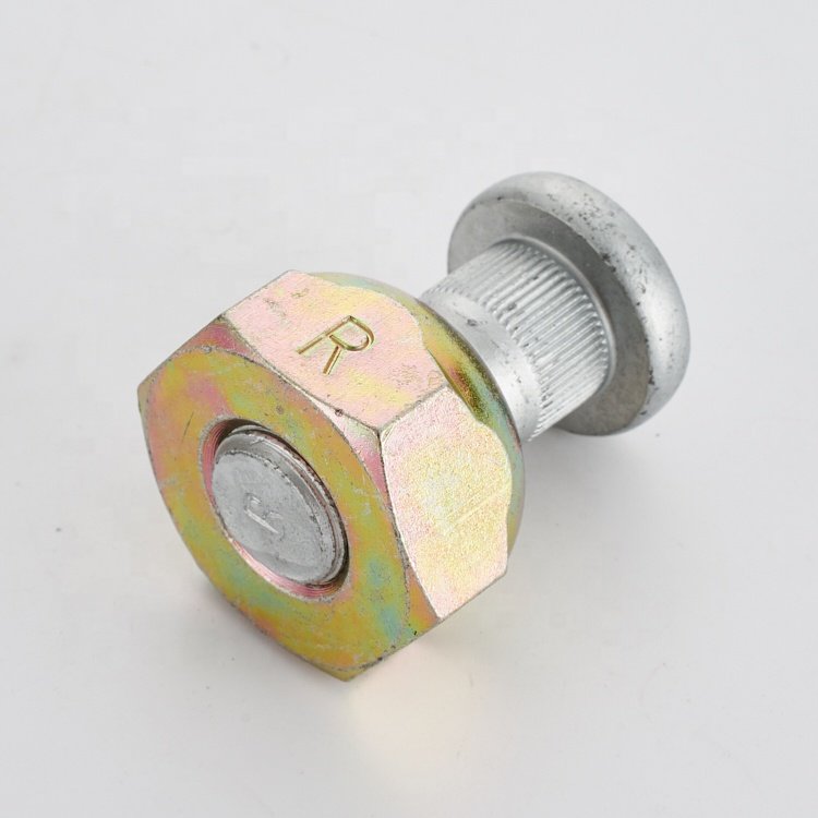 hub nut round fasten durable nut tires accessories 90942-02071FL 90942-02072RLwheel nuts bolts for Toyota Coaster