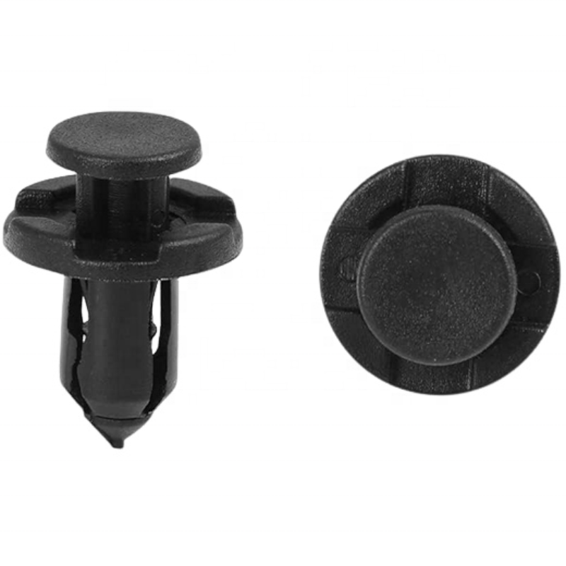 90917-0007 Black Customized Package Nylon POM PP Car Auto Automotive 10mm Push Fit Plastic Rivet Fastener And Retainers Clips