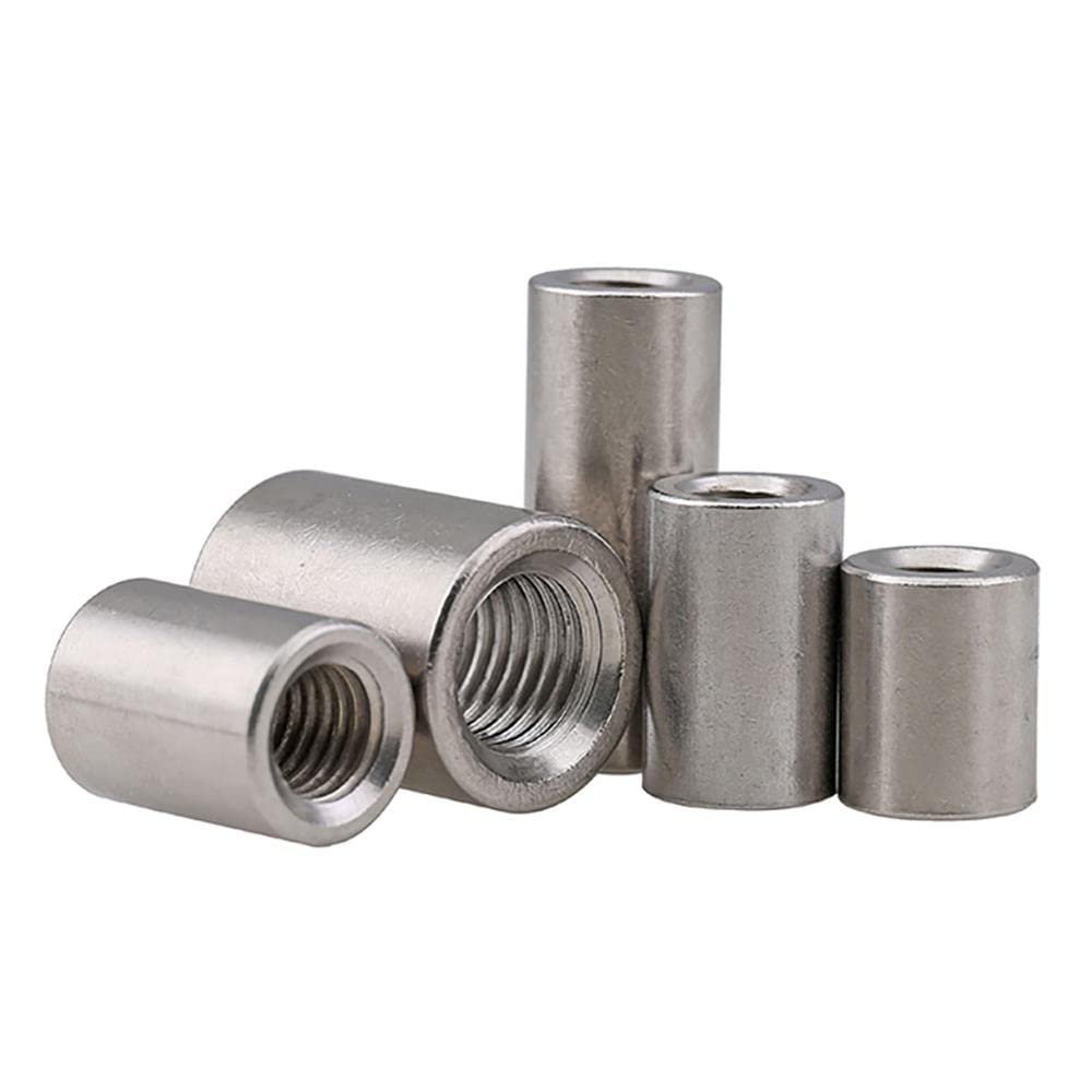 Long Rod Coupling Round Rod Nut Connector Zinc Plated Joint Nut Industrial Construction Fasteners