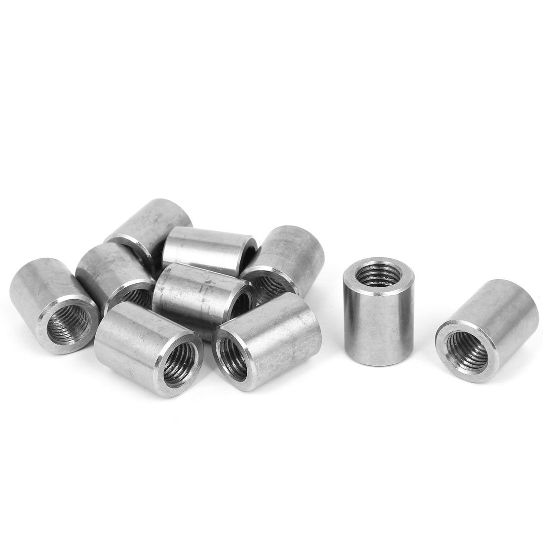Long Rod Coupling Round Rod Nut Connector Zinc Plated Joint Nut Industrial Construction Fasteners