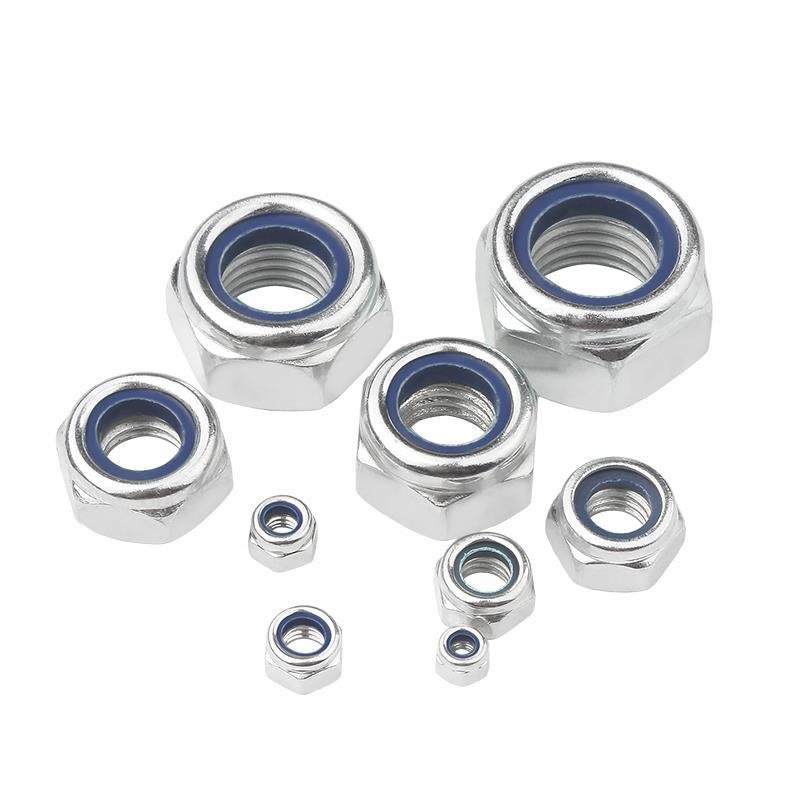 Factory Wholesale Car Fasteners M20 M16 Flange Nylonc DIN6923 Wheel Lock Nut