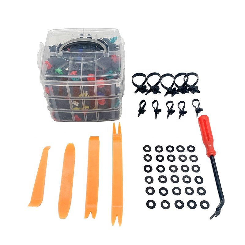 680 Pieces Plastic Car Clips Fasteners Assortment Clip Plastic Para Autos