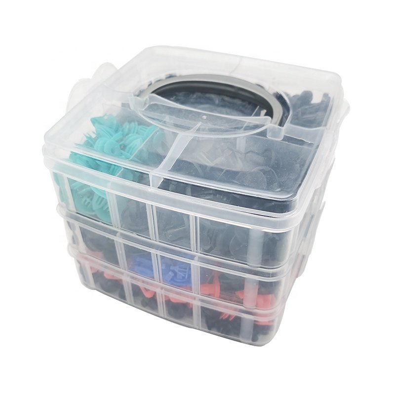 680 Pieces Plastic Car Clips Fasteners Assortment Clip Plastic Para Autos