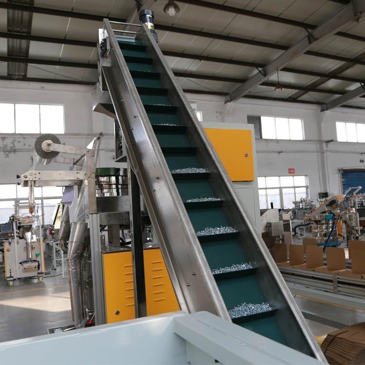 New full auto PP Polybag snack chips nuts candy packing line weighting and labelling machine