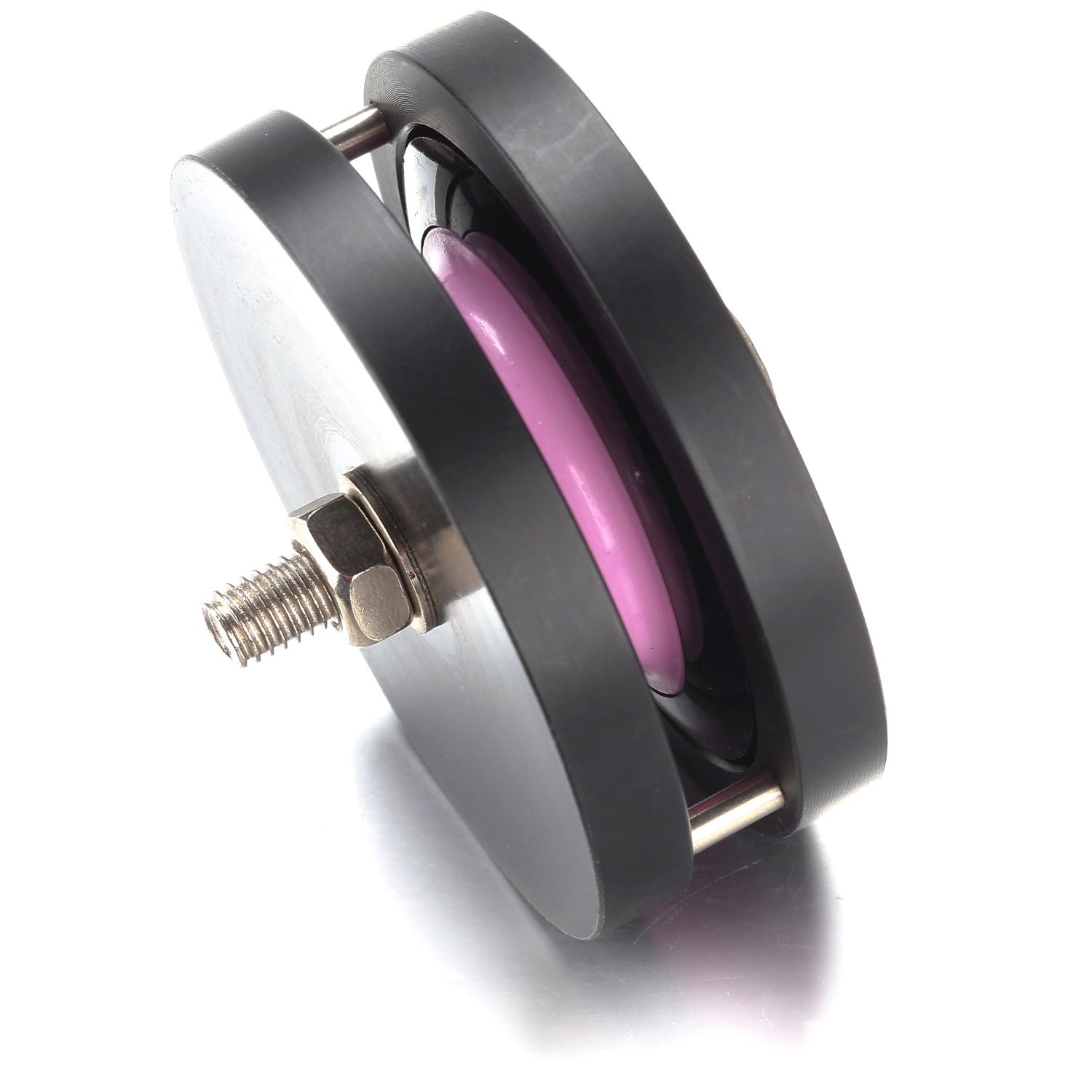 Plastic combined ceramic pulley for wire guiding wire guide pulley