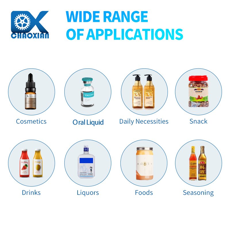 Plastic Transparent Body Oil Conditioner Wash Flat Shoulder Bottle Labelling Machine Flat Surface