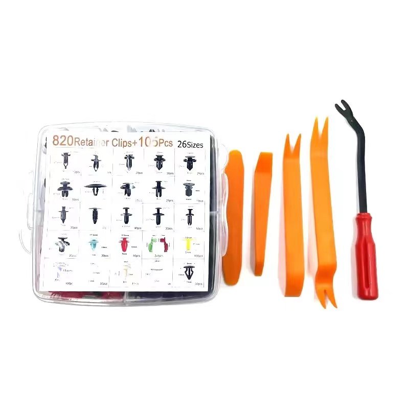 820PiecesCar ClipsFastenersScrewsBumpersInteriorsAutomotive PlasticsMixed General Purpose Plastics