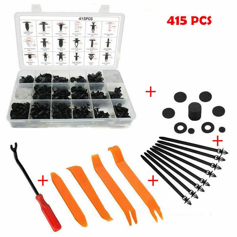 Factory Price Auto Body Parts 415Pcs Vehicle Bumper Clips Auto Fastener & Clip Universal Car Bumper Clips