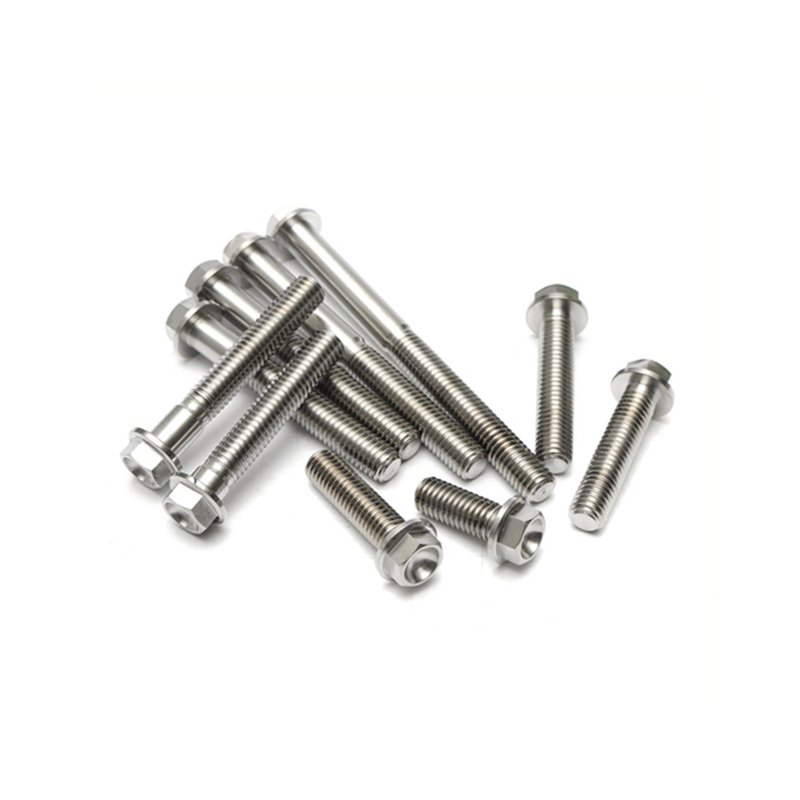 M7 x 24 M7x32 Gr 5 Ti TC4 M8 bbs rm Titanium 12 point flange split rim wheel assembly bolt