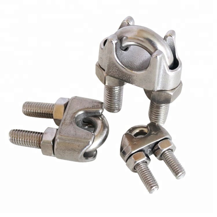 M12 Wire Rope Clamp Stainless Steel Wire Rope Clip U Bolt Saddle Fastener for Rigging Wire