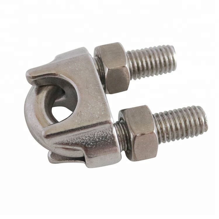 M12 Wire Rope Clamp Stainless Steel Wire Rope Clip U Bolt Saddle Fastener for Rigging Wire