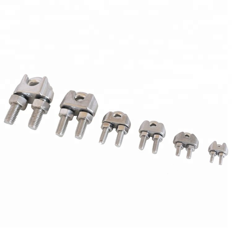 M12 Wire Rope Clamp Stainless Steel Wire Rope Clip U Bolt Saddle Fastener for Rigging Wire