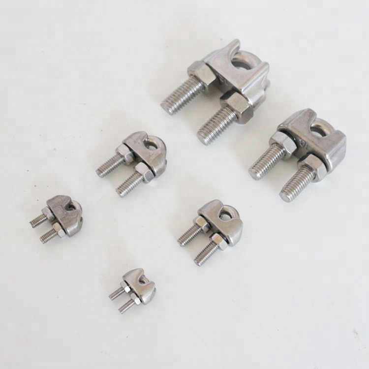 M12 Wire Rope Clamp Stainless Steel Wire Rope Clip U Bolt Saddle Fastener for Rigging Wire