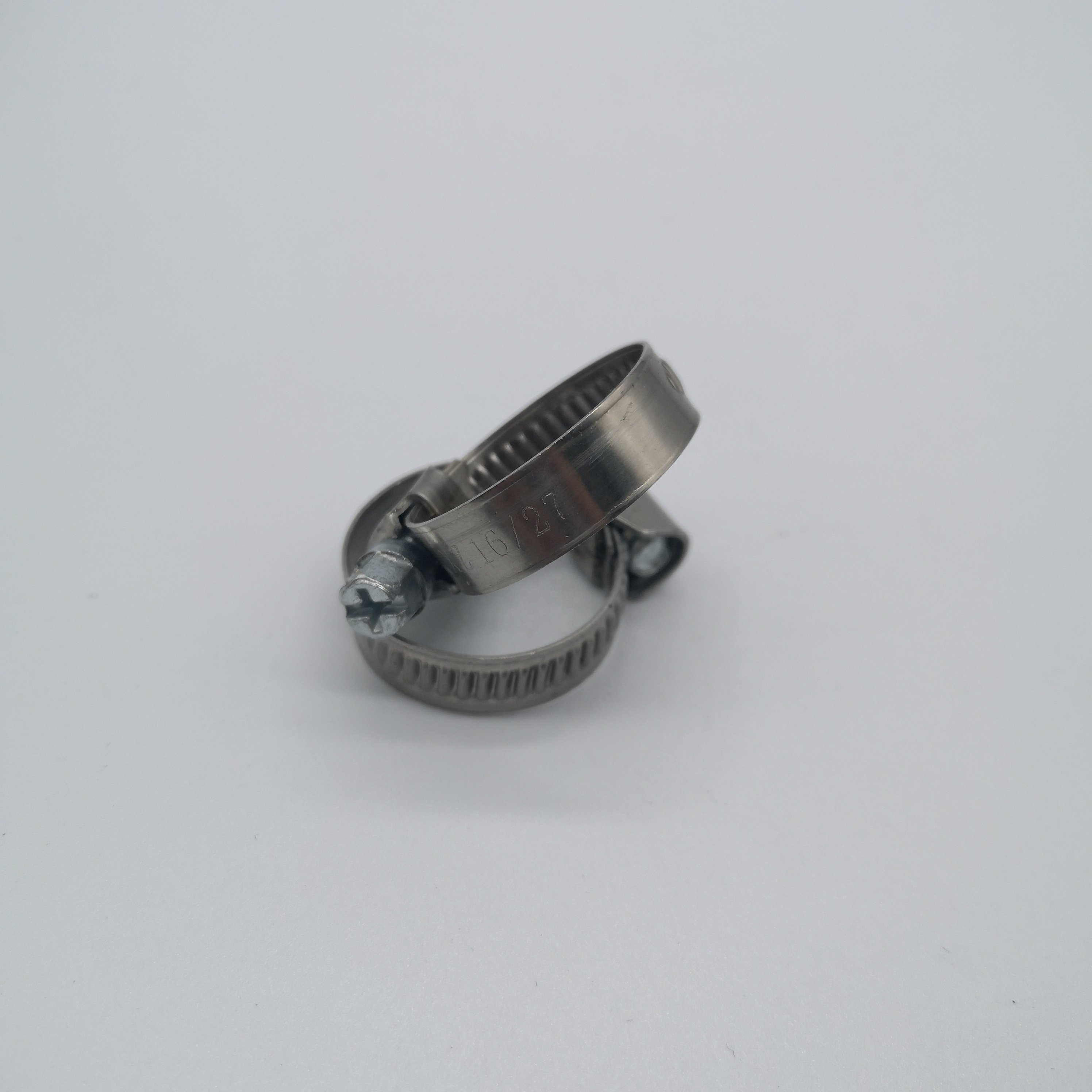 W1 304ss German Style Pipe Clip Custom Steel Fasteners German Worm Hose Clamps