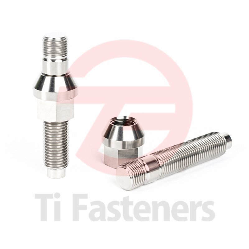 GR5 Titanium Wheel Stud Kit Lug Stud Wholesale M12/14x1.5x75mm 90mm Titanium Lug Nut with M12 Wheel stud Auto Part