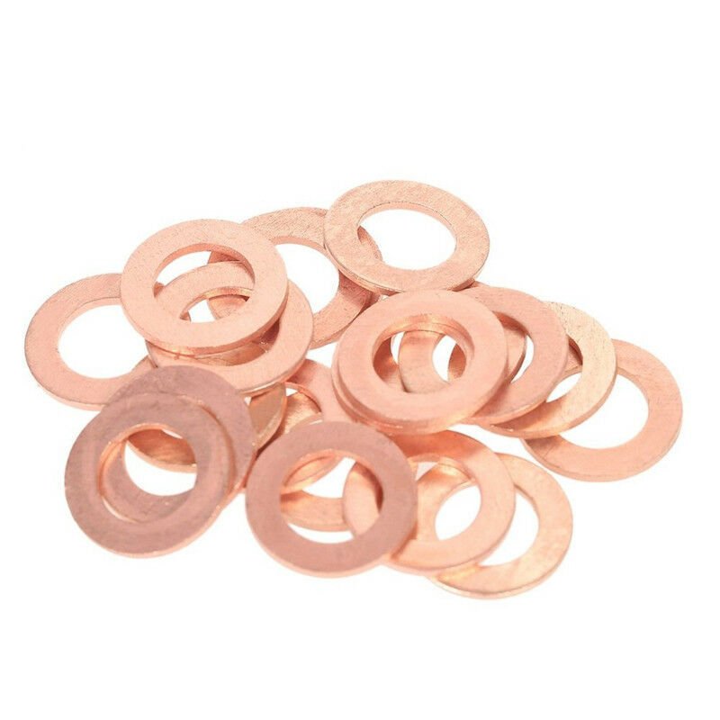C0179 280PCS Cross Border Hot Sale Copper Oil Seal Gasket Box M5-M20 Sealing Washer O-gasket
