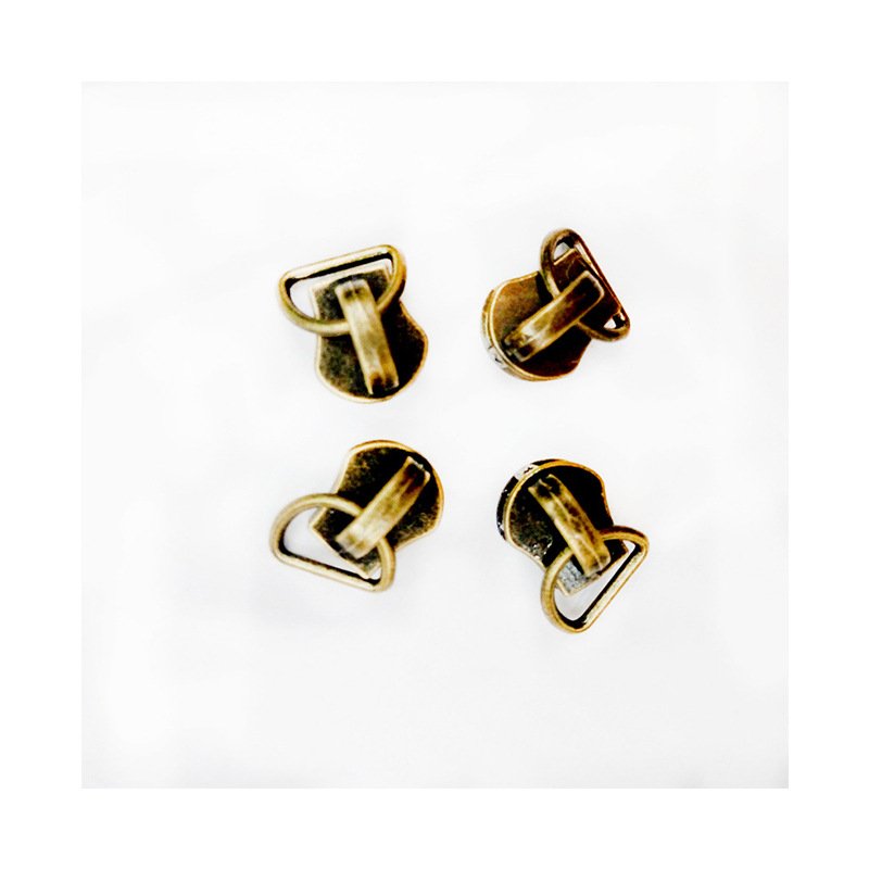 Customizable automatic lock zipper slider fancy metal fasteners for shoes, clothing bags available in color