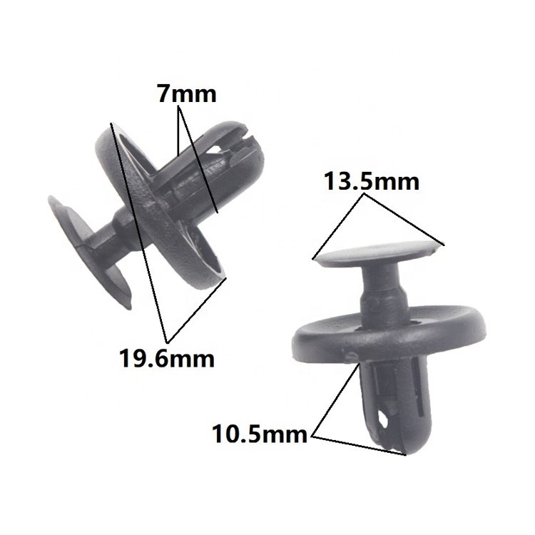 Auto Fender Bumper Engine Under Cover Plastic Clip Fastener Push Type Retainer Rivets for SUBARU for BMW for Toyota