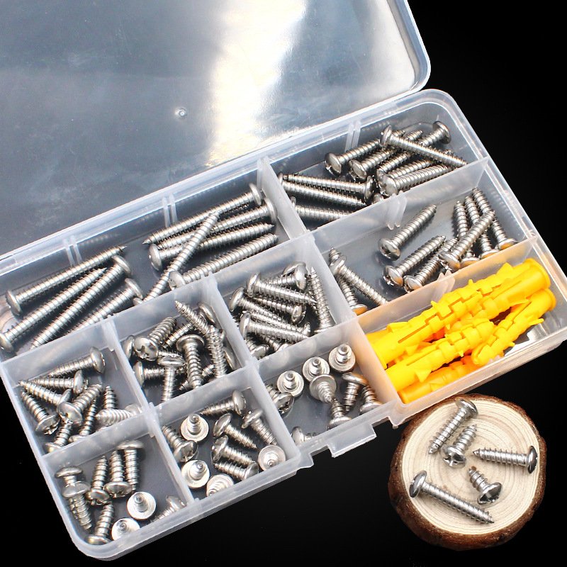 High quality Screw Assortments for Wood M3 M4 M5 M6 Bolts Screws Nuts Assortment Fastener Kit