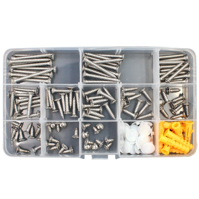 High quality Screw Assortments for Wood M3 M4 M5 M6 Bolts Screws Nuts Assortment Fastener Kit