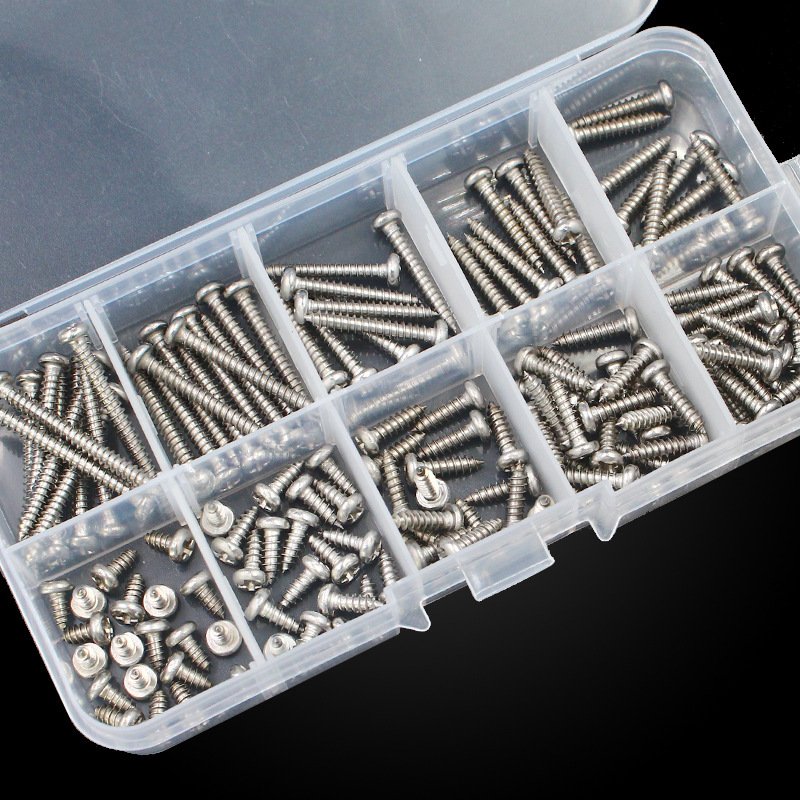 High quality Screw Assortments for Wood M3 M4 M5 M6 Bolts Screws Nuts Assortment Fastener Kit